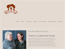 Tablet Screenshot of nokomishealthyseniors.org